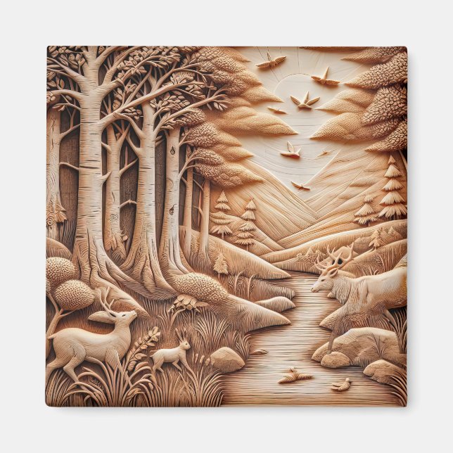 Imán Madera (Frente)