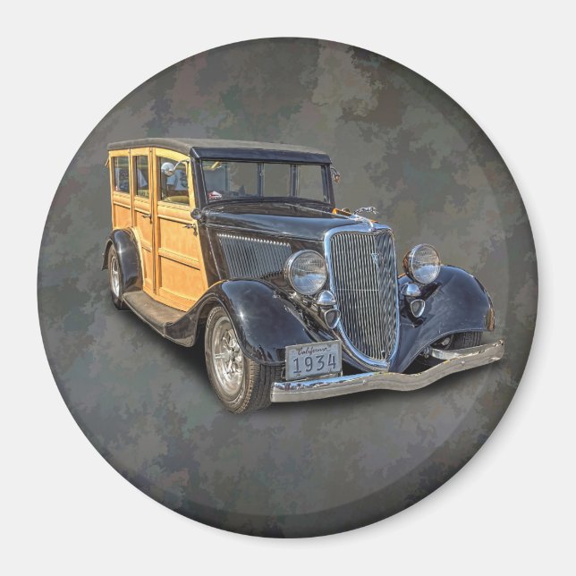 IMÁN MADERA DE VINTAGE 1934 (Frente)