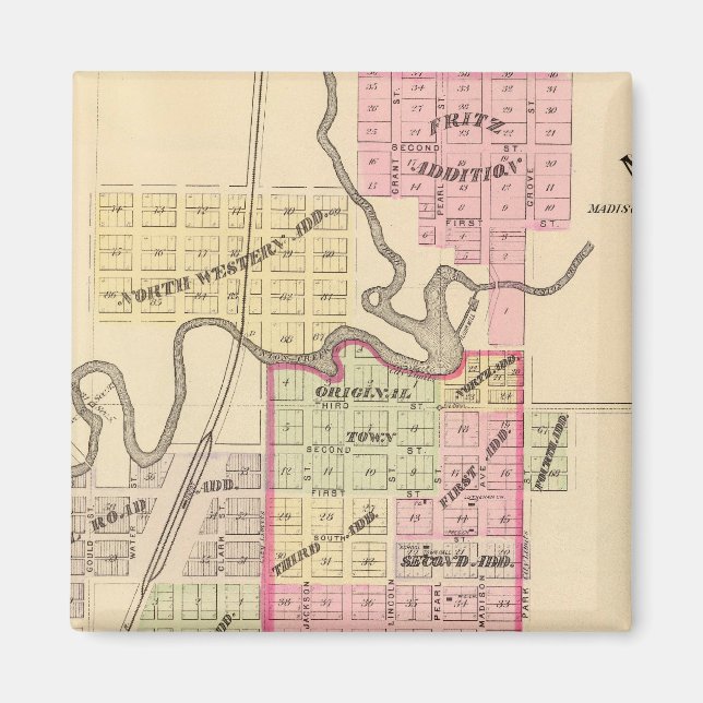 Imán Madison, Nebraska (Frente)