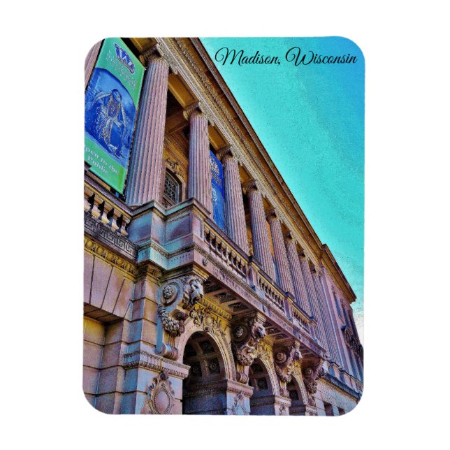 Imán Madison, Wisconsin (Vertical)