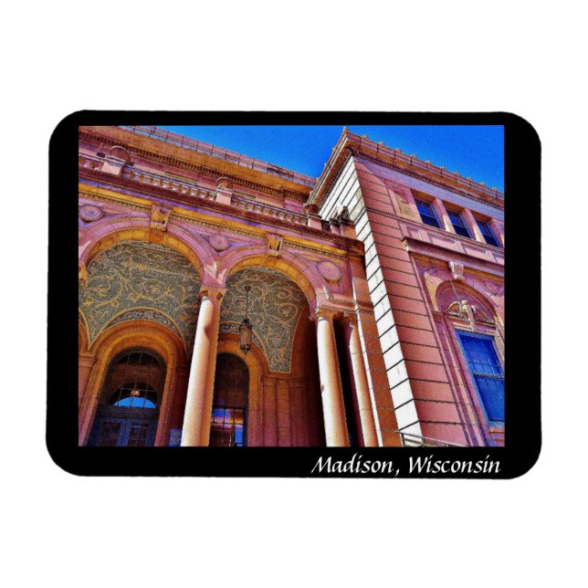 Imán Madison, Wisconsin (Horizontal)
