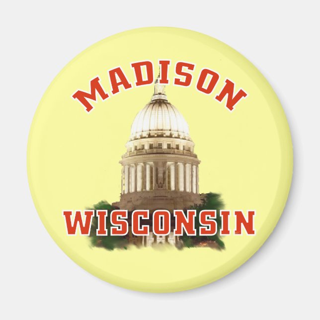 Imán Madison, Wisconsin (Frente)