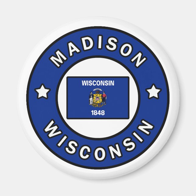 Imán Madison Wisconsin (Frente)
