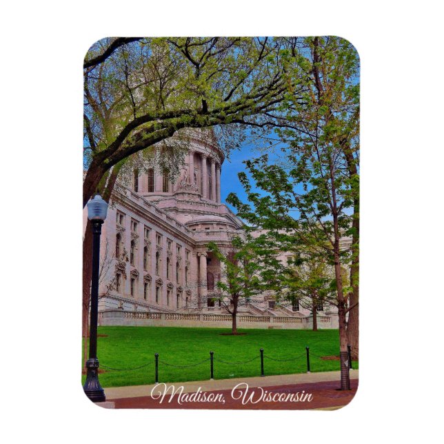 Imán Madison, Wisconsin (Vertical)