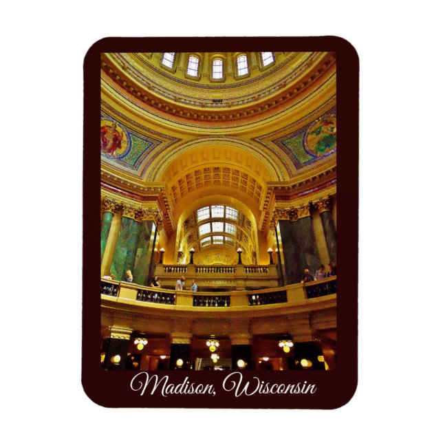 Imán Madison, Wisconsin (Vertical)