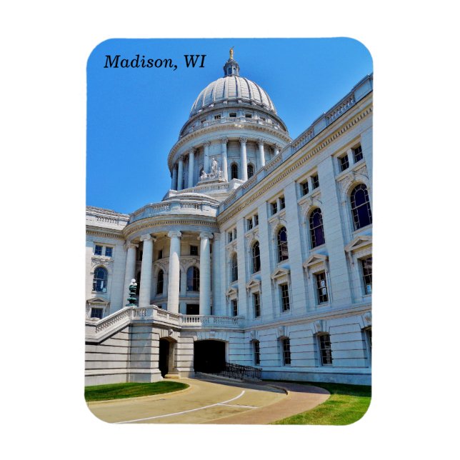 Imán Madison, Wisconsin (Vertical)