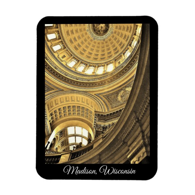 Imán Madison, Wisconsin (Vertical)