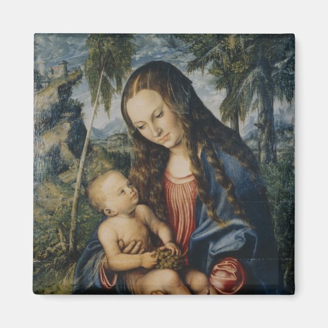Imán Madonna bajo el abeto, c.1510 (Frente)