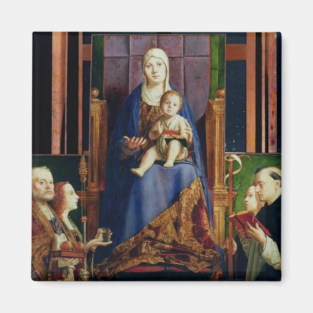 Imán Madonna con San Nicolás de Bari (Frente)