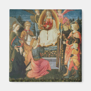 Imán Madonna de la faja sagrada, 1456 (tempera