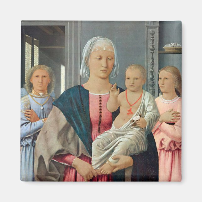 Imán Madonna de Senigallia - Piero della Francesca - c1 (Frente)