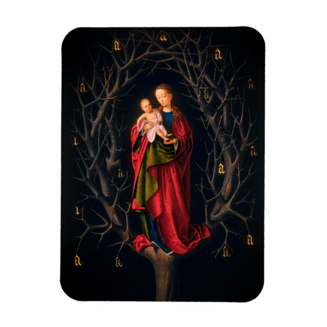 Imán Madonna del Árbol seco (Petrus Christus, 1462-5) (Vertical)