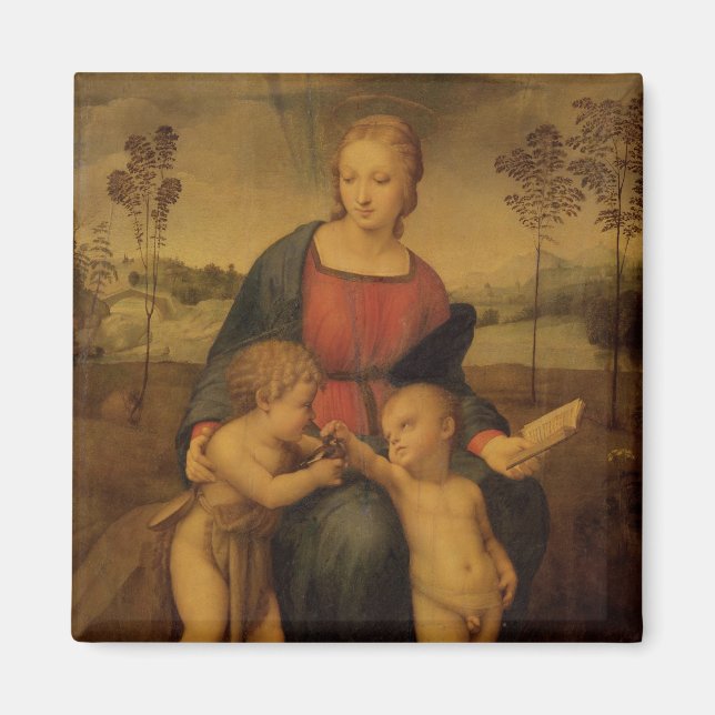Imán Madonna del Goldfinch, c.1506 (Frente)