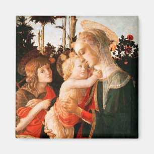 Imán Madonna e hijo con San Juan el Bautista