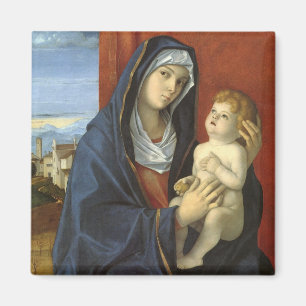 Imán Madonna e hijo de Giovanni Bellini