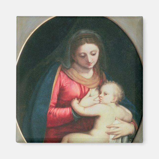 Imán Madonna e niño, 1598 (Frente)