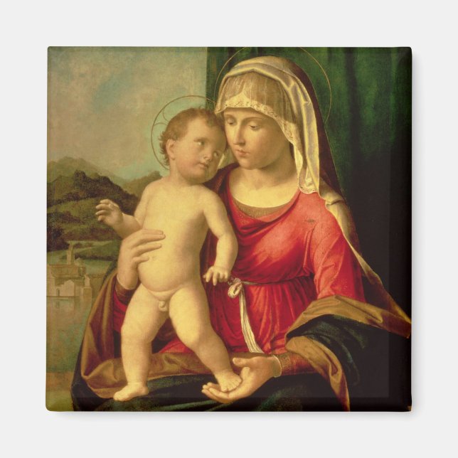 Imán Madonna e niño 2 (Frente)