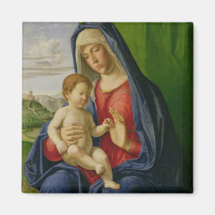 Imán Madonna e niño, años 1490