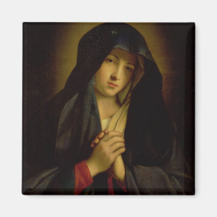 Imán Madonna en el dolor (aceite en lona)