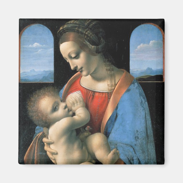 Imán Madonna Litta, Leonardo da Vinci, 1490-1491 (Frente)