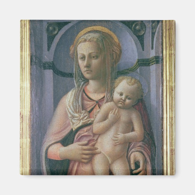 Imán Madonna y Child (temperatura en el panel) (Frente)