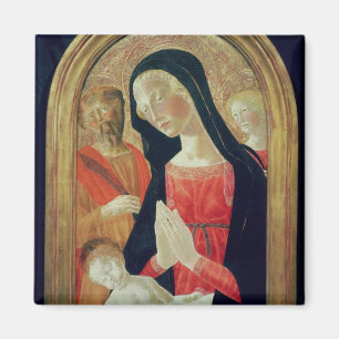 Imán Madonna y el niño