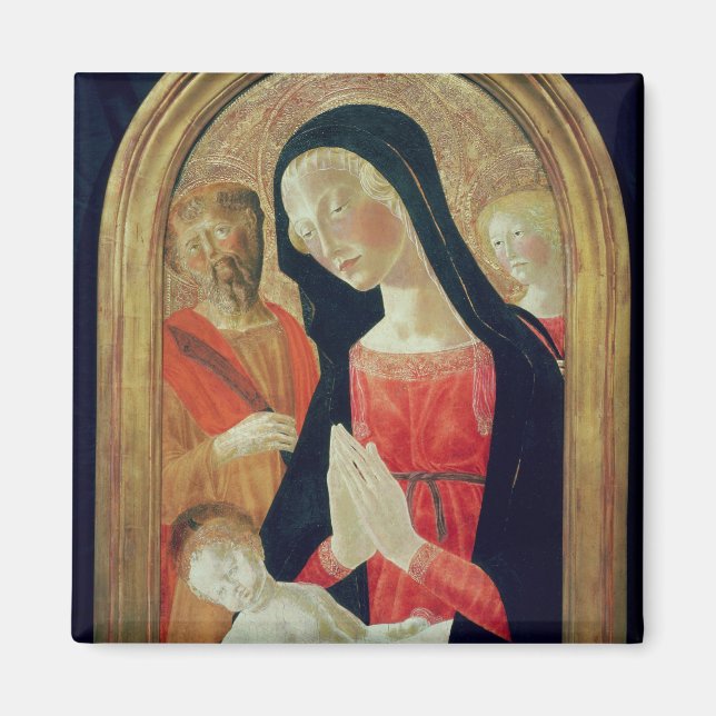 Imán Madonna y el niño (Frente)