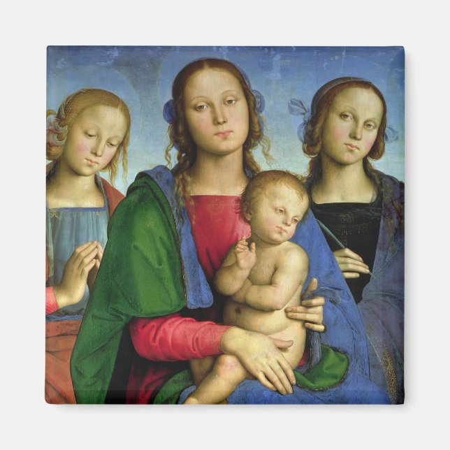 Imán Madonna y el niño (Frente)