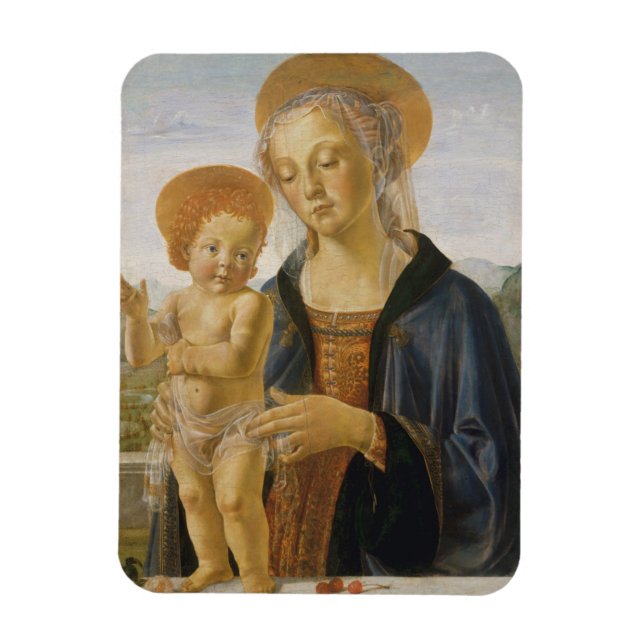 Imán Madonna y el niño, alrededor de 1470 (Vertical)