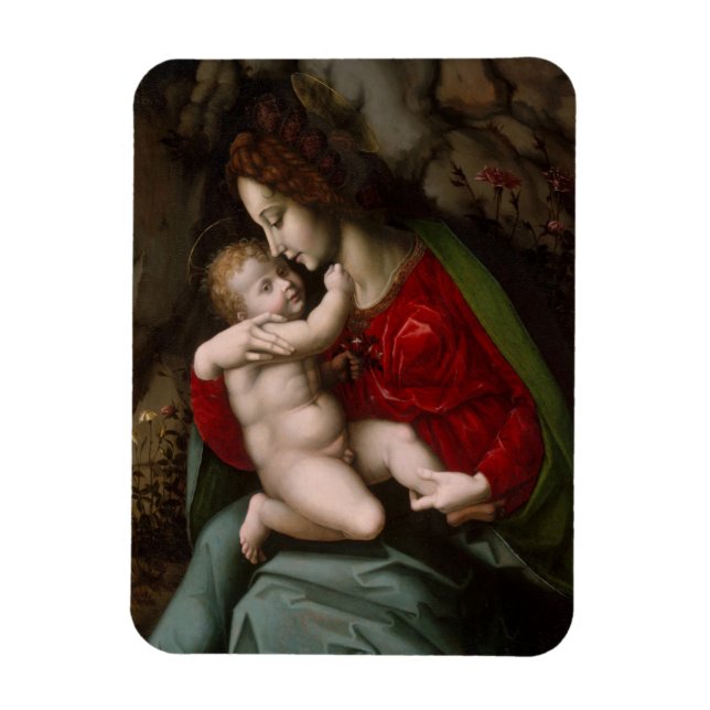 Imán Madonna y el niño, alrededor de 1520 (Vertical)