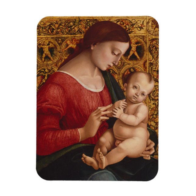 Imán Madonna y el niño, aproximadamente 1505-07 (Vertical)