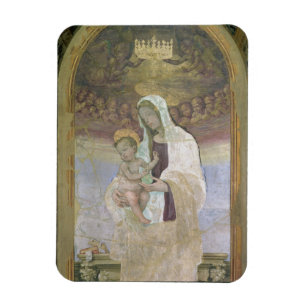 Imán Madonna y el niño, un detalle del tabernacl