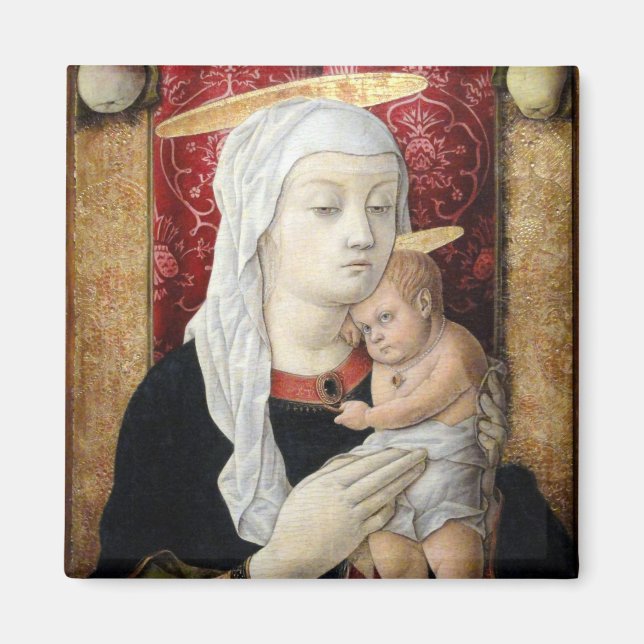 Imán Madonna y niño 2 - Carlo Crivelli - c1468 (Frente)