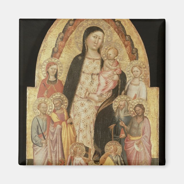 Imán Madonna y niño al frente (Frente)
