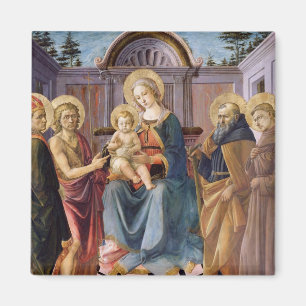 Imán Madonna y niño al frente de SS