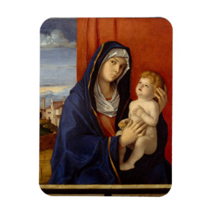 Imán Madonna y niño, circa 1485