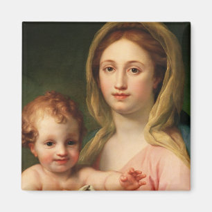 Imán Madonna y niño con dos ángeles, 1770-73