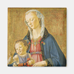 Imán Madonna y niño con dos donantes, 1525-1530