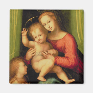 Imán Madonna y niño con St. John