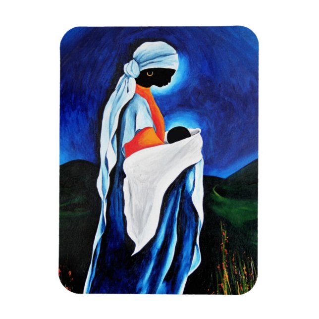 Imán Madonna y niño - Hijo amado 2008 (Vertical)