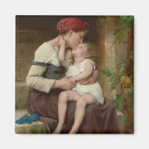 Madre amorosa con su hijo adorable (Perrault)