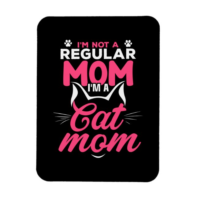 Imán Madre Arte Soy Madre De Gato (Vertical)