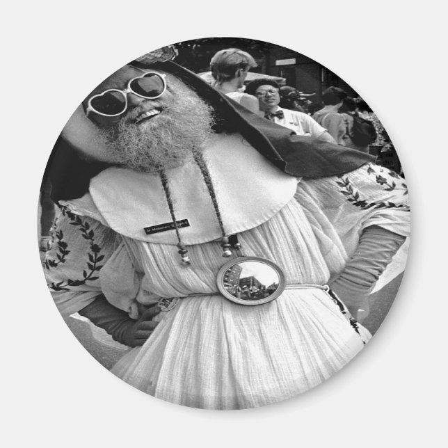 Imán Madre bendita travesar a la Reina NYC (Frente)