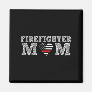 Imán Madre bombero regalo bombero orgulloso cita