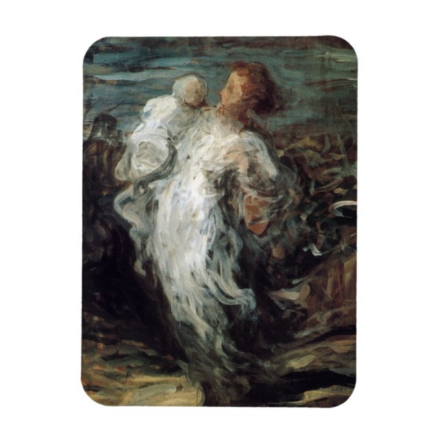 Imán "Madre con hijo" (Vertical)