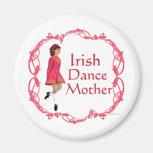 Imán Madre de Baile Irlandés - Rojo