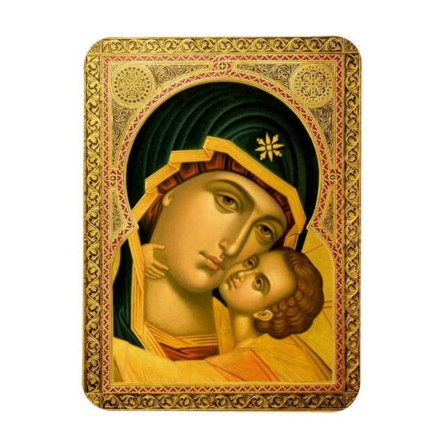 Imán Madre de Dios Glykophilousa — Icono Magnet (Vertical)