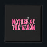 Imán Madre De La Madre De Groom Groovy Boda Bachelor Pa<br><div class="desc">Madre Del Crepúsculo Boda Groovy Partido Bachelor</div>