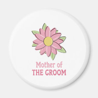 Imán Madre de las flores rosas del Groom