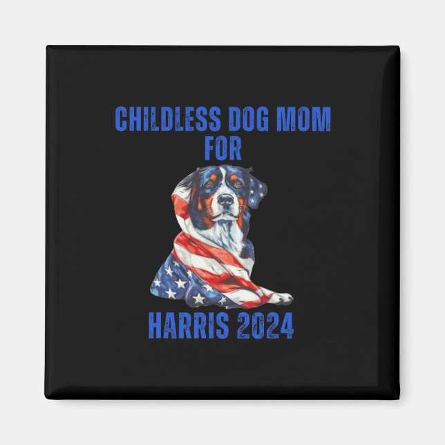 Imán Madre De Perro Sin Hijos 2024 Para Harris 2024 (Frente)
